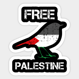 Free Palestine Freedom For Gaza And Jerusalem Sticker